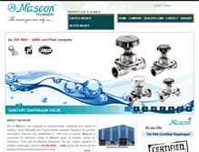Tablet Screenshot of masconvalves.com